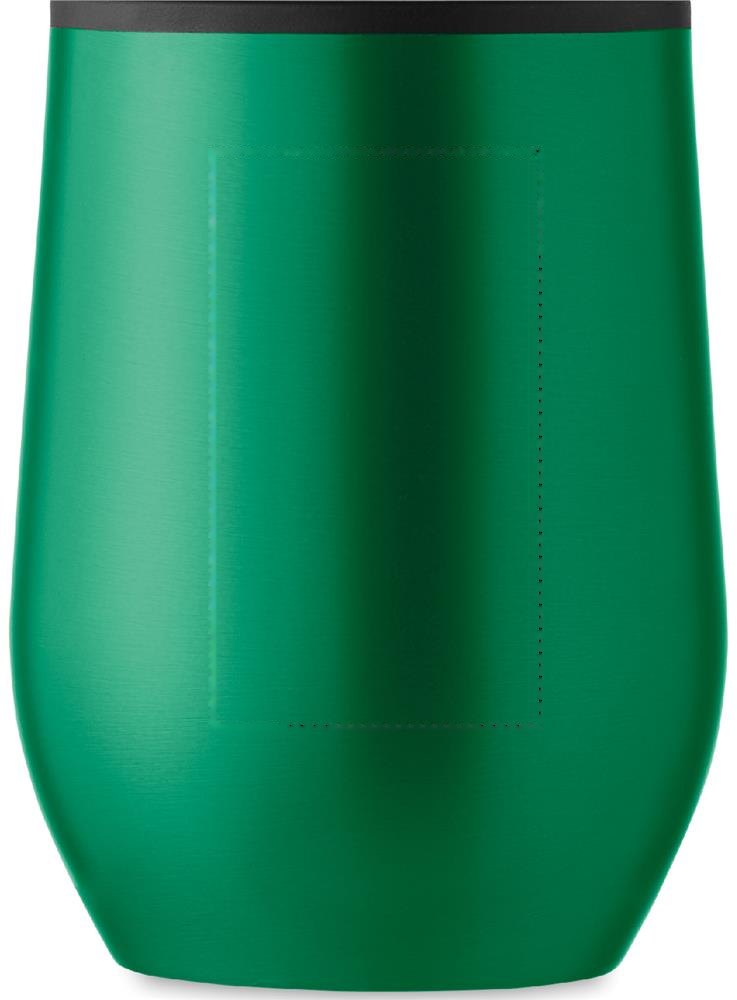 CHIN CHAN - Dubbelwandige reisbeker 350 ml — drukvlak voorzijde