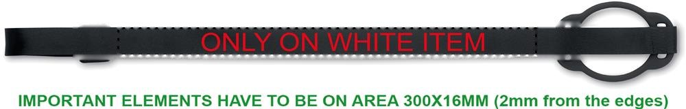 LANCUP - Lanyard met bekerhouder 6cm — drukvlak band op white