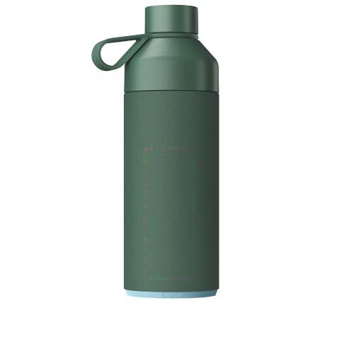 Big Ocean Bottle 1000 ml vacuümgeïsoleerde waterfles — drukvlak rondom
