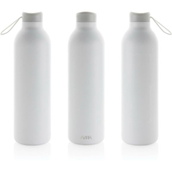 Avira Avior RCS gerecycled roestvrijstalen fles 1L — drukvlak artikel rechts