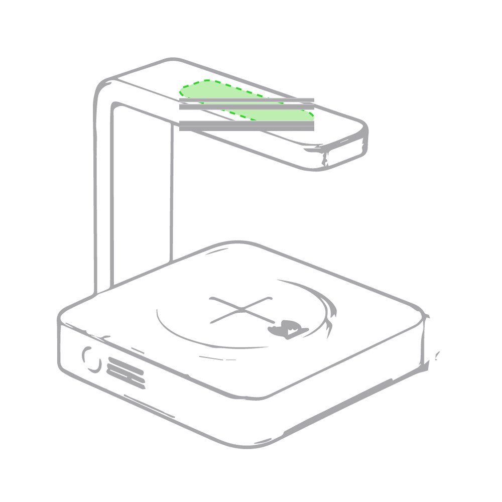 Oplader UV Sterilisator Lamp Blay — drukvlak op de houder van de lamp