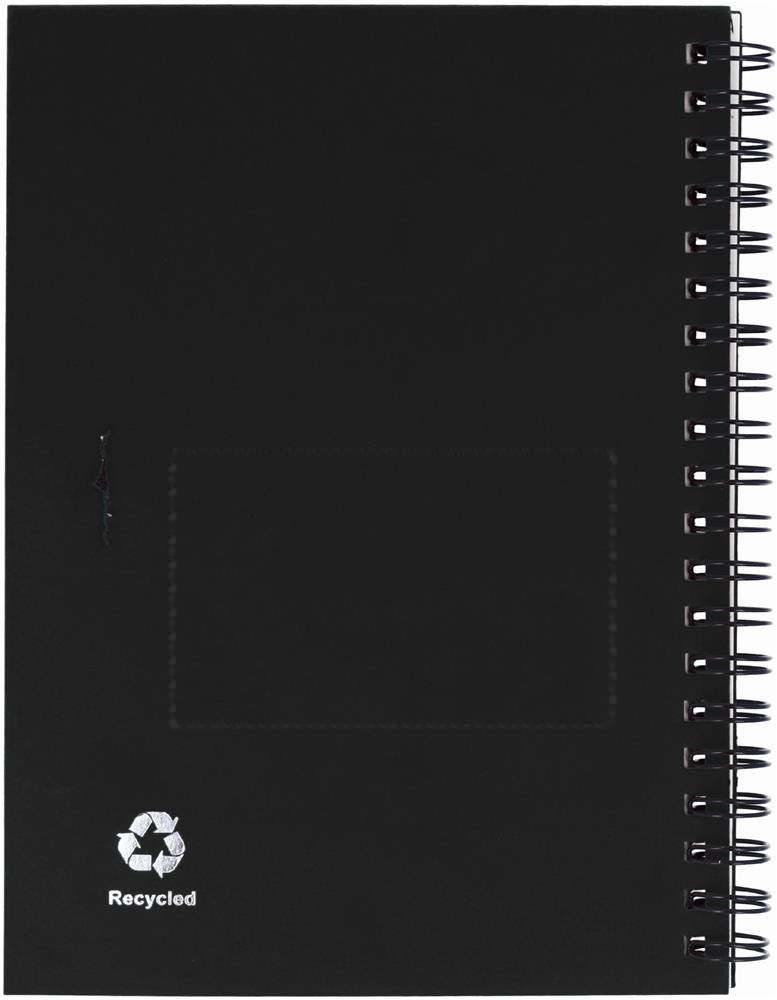 BLOQUERO - B6 Notitieblok en balpen — drukvlak achterzijde notebook