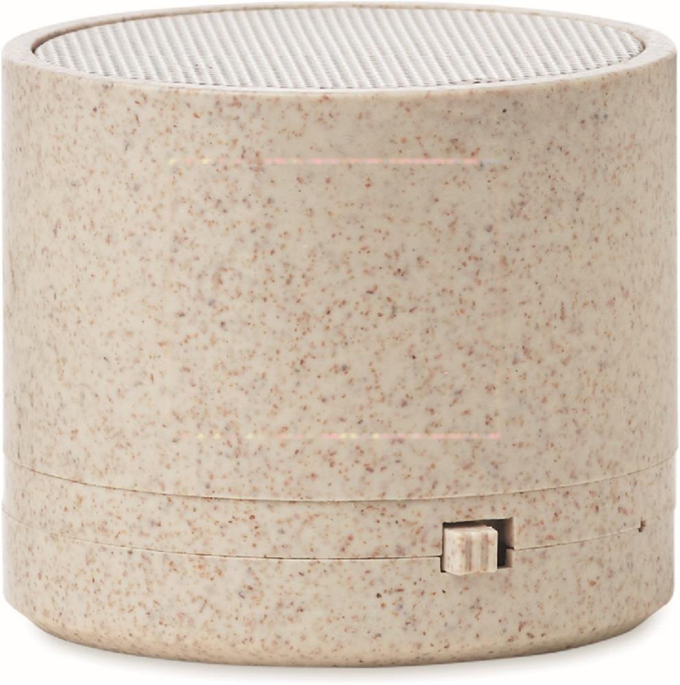 ROUND BASS+ - Tarwestro draadloze speaker — drukvlak boven de schakelaar