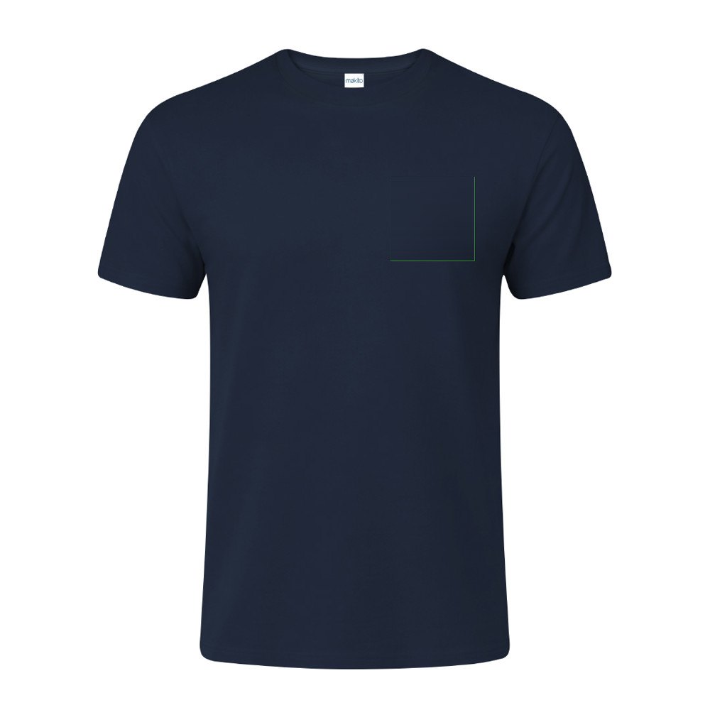 Kleuren Kinder T-Shirt Seiyo — drukvlak linkerborst
