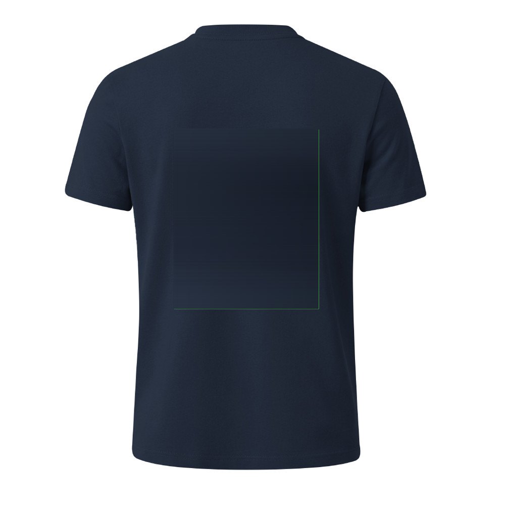 Kleuren Kinder T-Shirt Seiyo — drukvlak midden op de rug