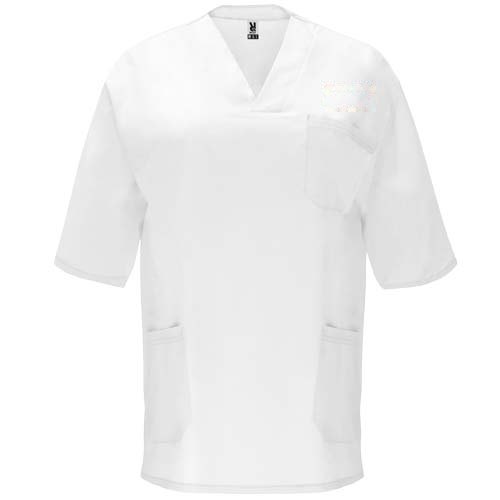 Panacea 160 g/m2 unisex servicehemd met korte mouwen — drukvlak linker borst