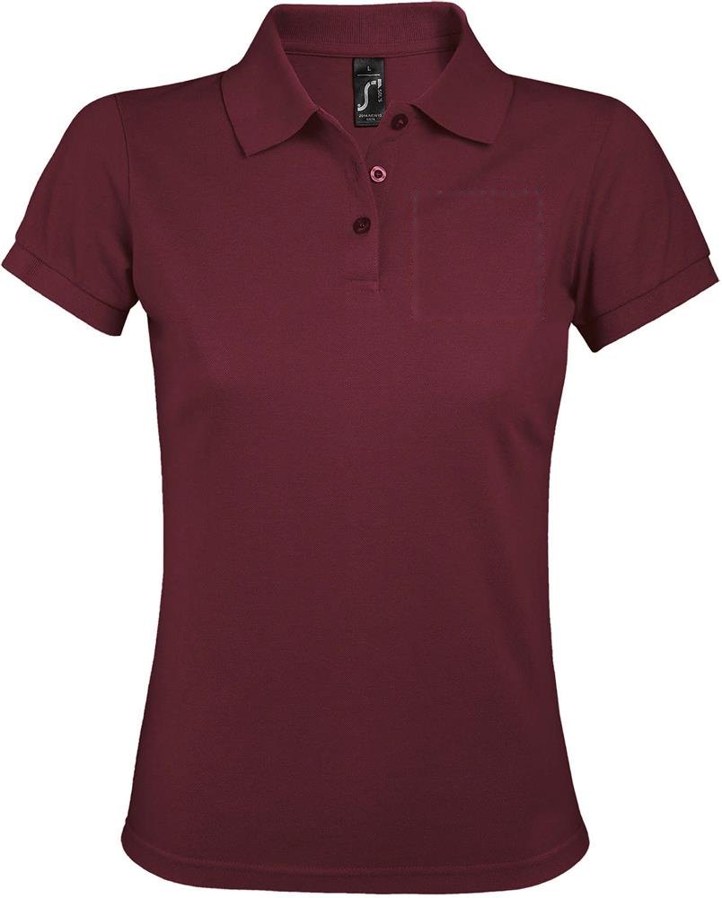 PRIME WOMEN - PRIME dames polo200g — drukvlak borst