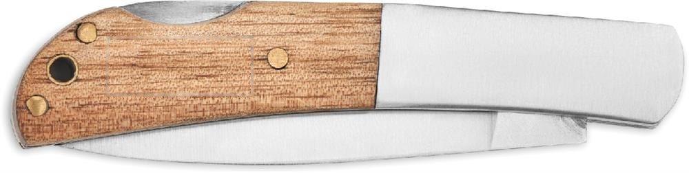 SKARP - Opvouwbaar mes in acacia — drukvlak linkshandig wood
