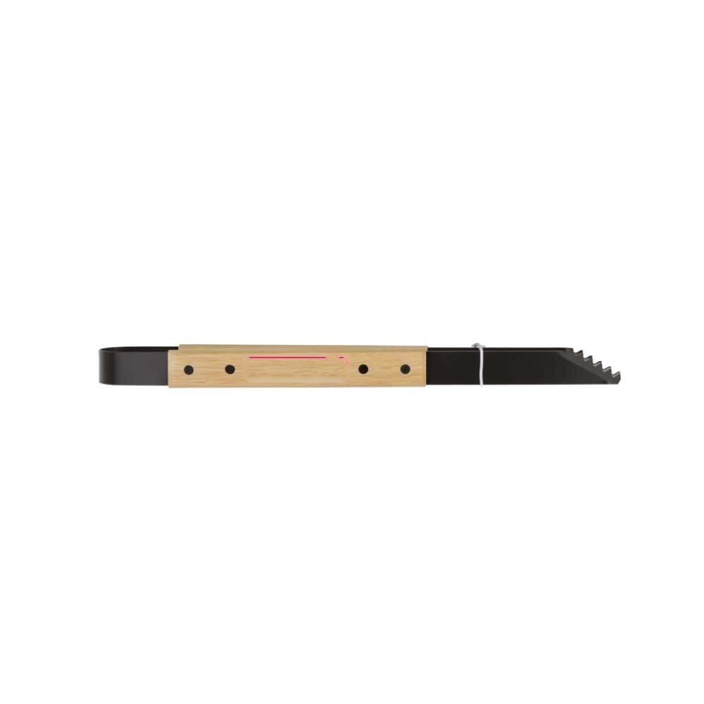 Barbecue gereedschapsset hout — drukvlak handvat tang