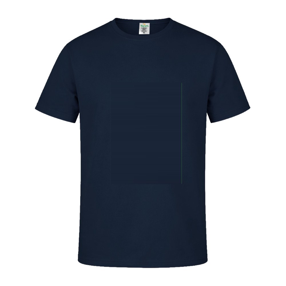Volwassene Kleuren T-Shirt "keya" MC130 — drukvlak middenvoor