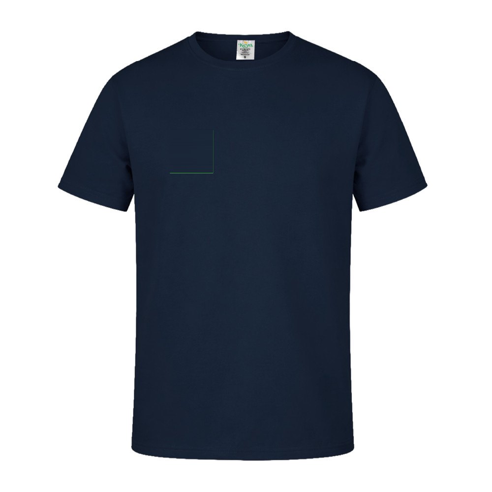 Volwassene Kleuren T-Shirt "keya" MC130 — drukvlak rechterborst