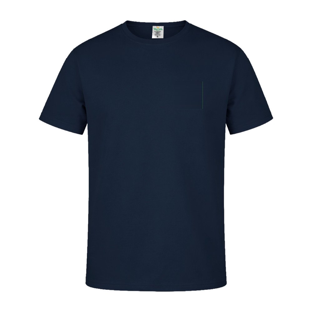 Volwassene Kleuren T-Shirt "keya" MC130 — drukvlak linkerborst