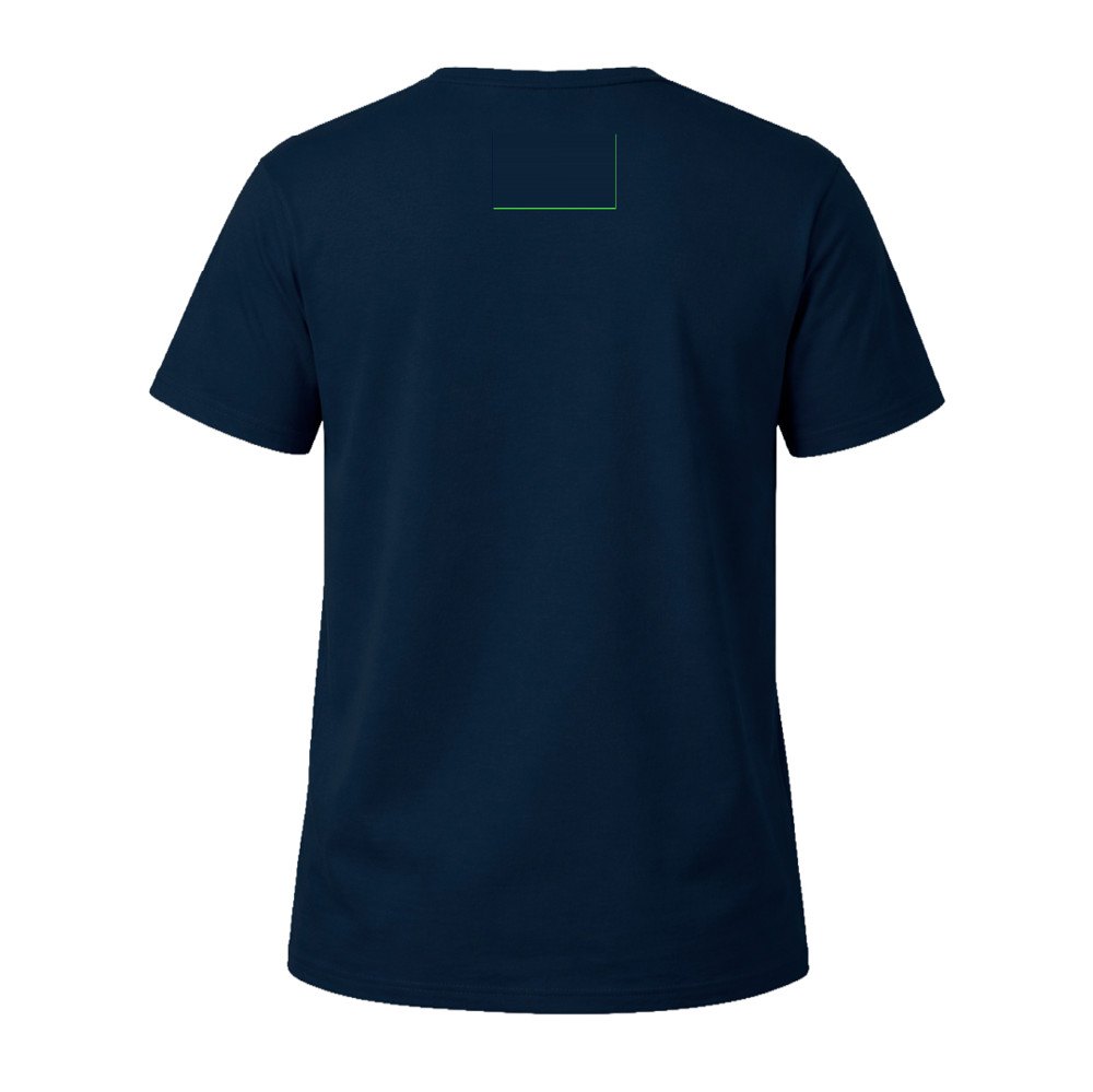 Volwassene Kleuren T-Shirt "keya" MC130 — drukvlak bovenrug