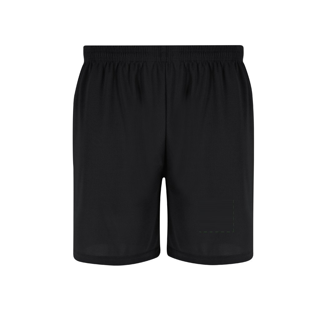 Kinder Shorts Rudig — drukvlak op de linkerpijp