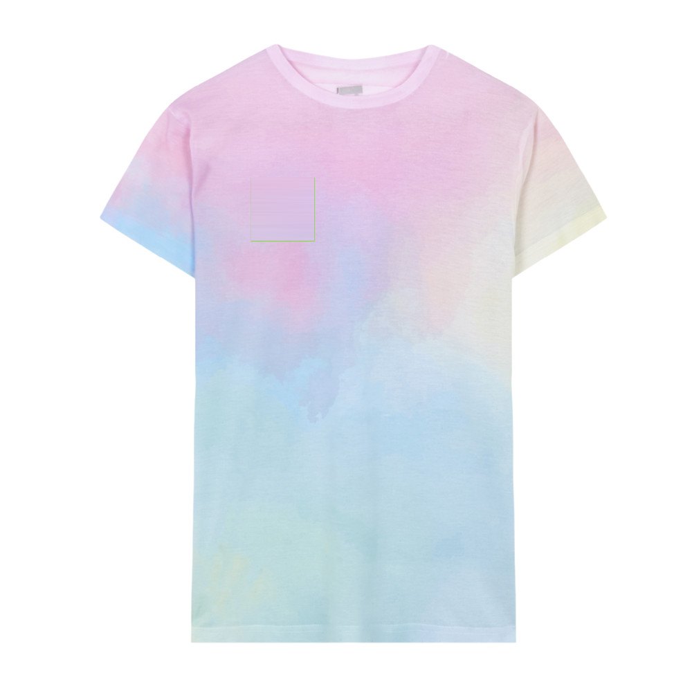 T-Shirt Volwassene Vega — drukvlak rechterborst