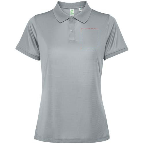 Tormo 125 g/m² damespolo met korte mouwen — drukvlak linker borst