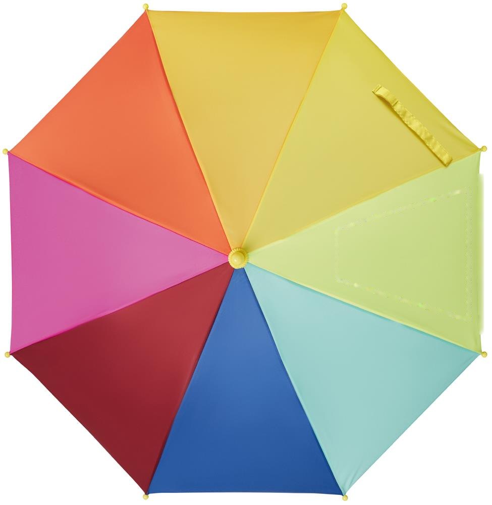 ARCO - 18 inch kinderparaplu — drukvlak op het lichtgroene segment