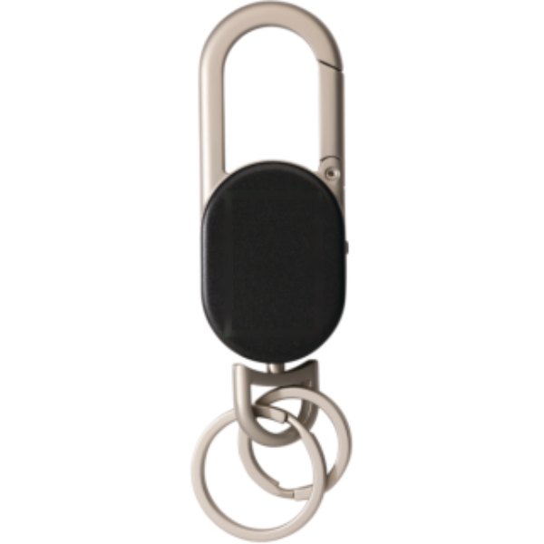 Keyfinder sleutelhanger met wereldwijd lokaliseren en USB C — drukvlak artikel voorzijde