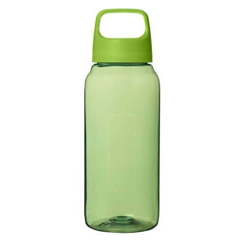 Bebo 500 ml waterfles van gerecycled plastic — drukvlak voorzijde