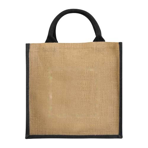 Chennai jute draagtas 16L — drukvlak voorzijde