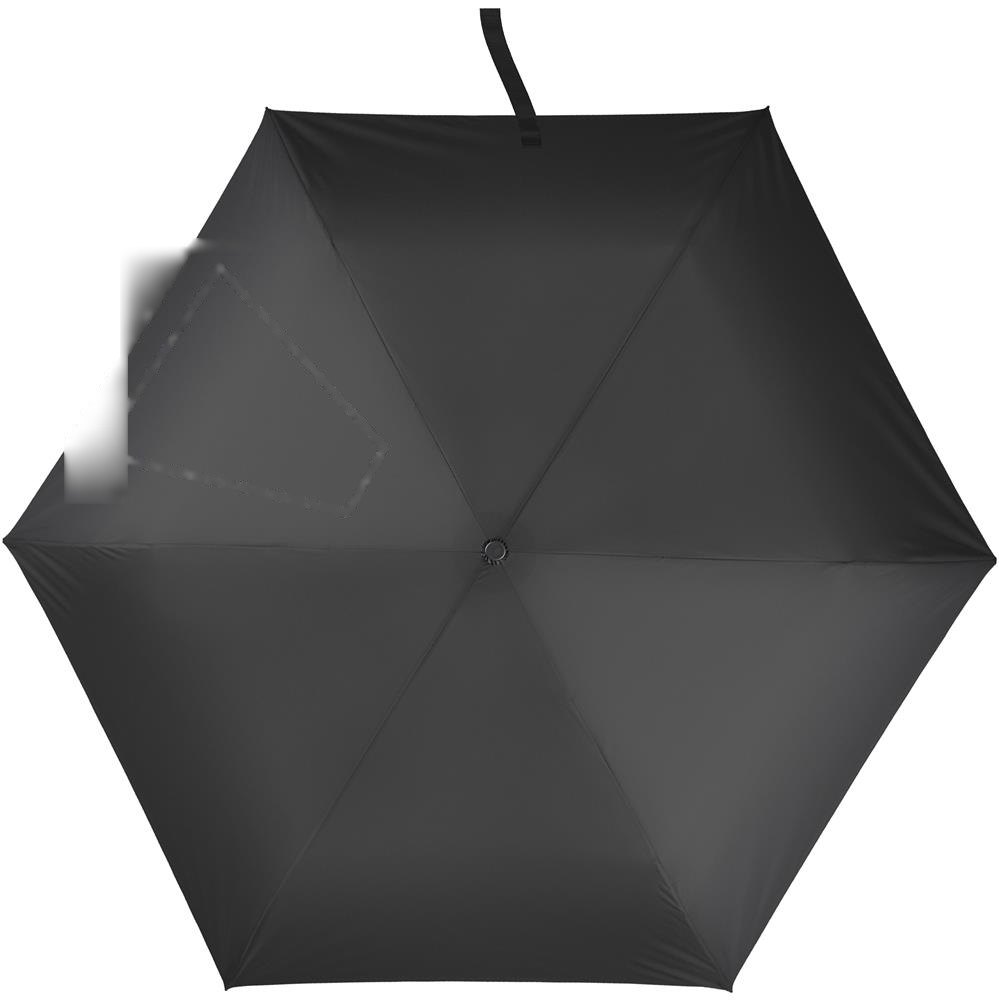 MINIBRELLA - Ultralichte opvouwbare paraplu — drukvlak linksboven paneel
