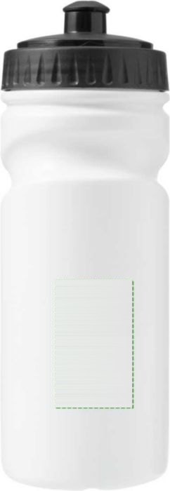 Drinkfles Demi | 500 ml — drukvlak zijkant