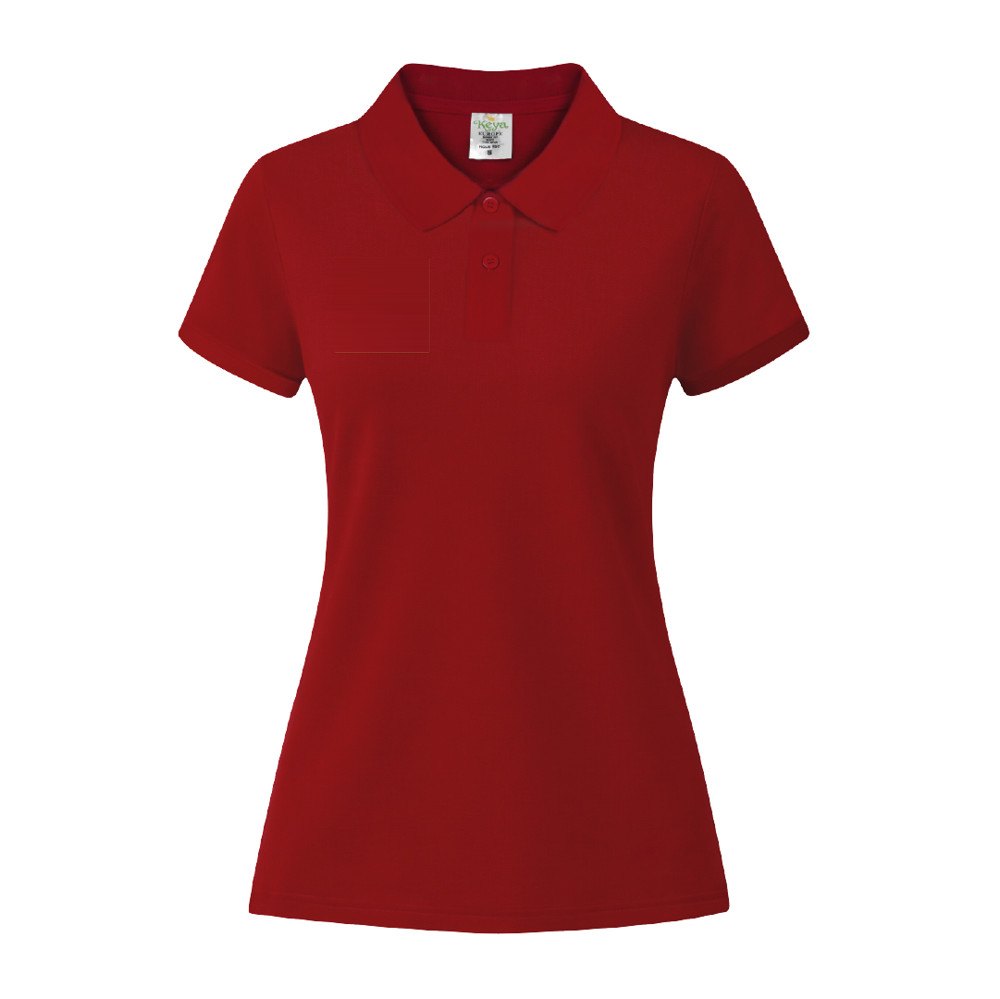 Dames Kleuren Polo Shirt "keya" WPS180 — drukvlak rechterborst