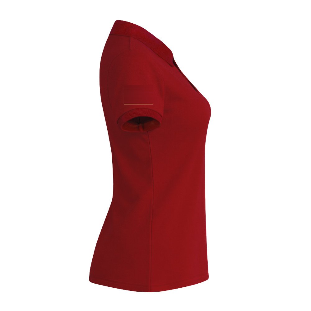 Dames Kleuren Polo Shirt "keya" WPS180 — drukvlak rechtermouw