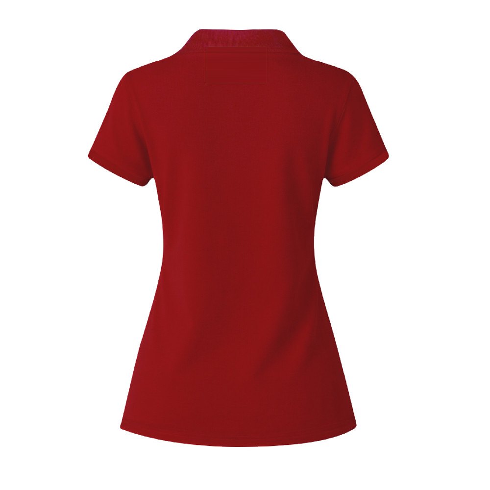 Dames Kleuren Polo Shirt "keya" WPS180 — drukvlak in de nek