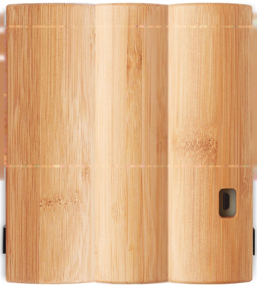 SPEAKBOX - 5W draadloze bamboe speaker — drukvlak drukvlak 1