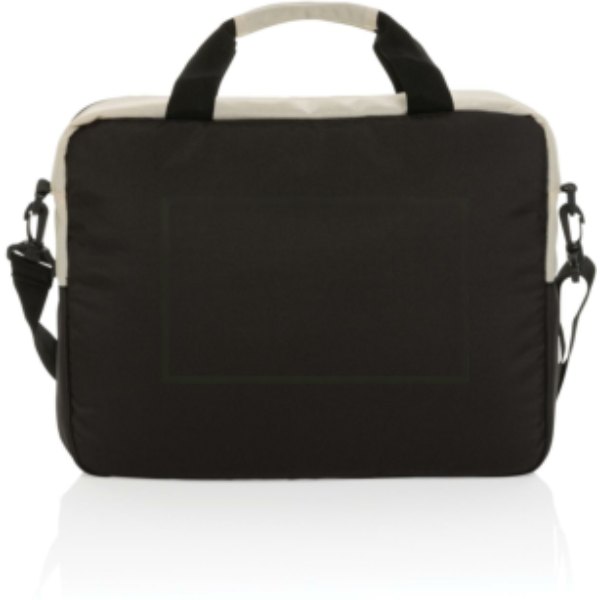 Kazu AWARE™ RPET basic 15.6" laptop tas — drukvlak artikel achterzijde