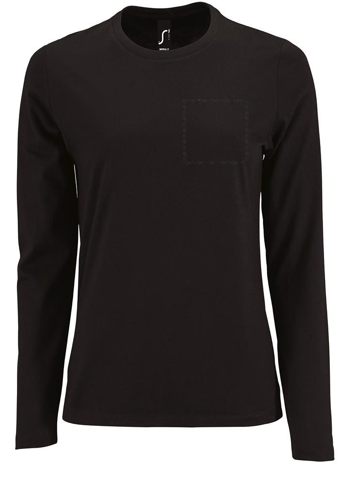 IMPERIAL LSL WOMEN - IMPERIAL lsl dames 190g — drukvlak borst