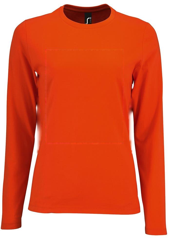 IMPERIAL LSL WOMEN - IMPERIAL lsl dames 190g — drukvlak voorzijde