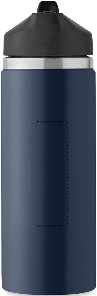 IVALO - Dubbelwandige fles 500 ml — drukvlak voorzijde