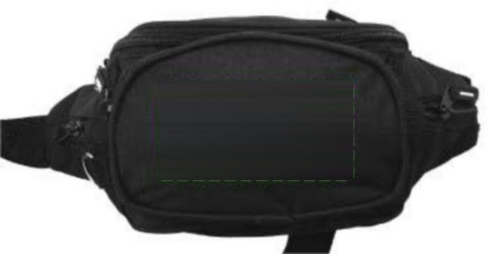 Heuptas Amari | Polyester 600D — drukvlak voorzijde