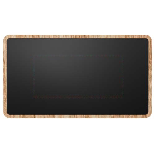 SCX.design P34 houten draadloze powerbank van 5000 mAh — drukvlak voorzijde