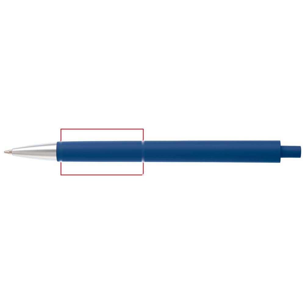 Balpen Basic X hardcolour — drukvlak 180 graden van de clip