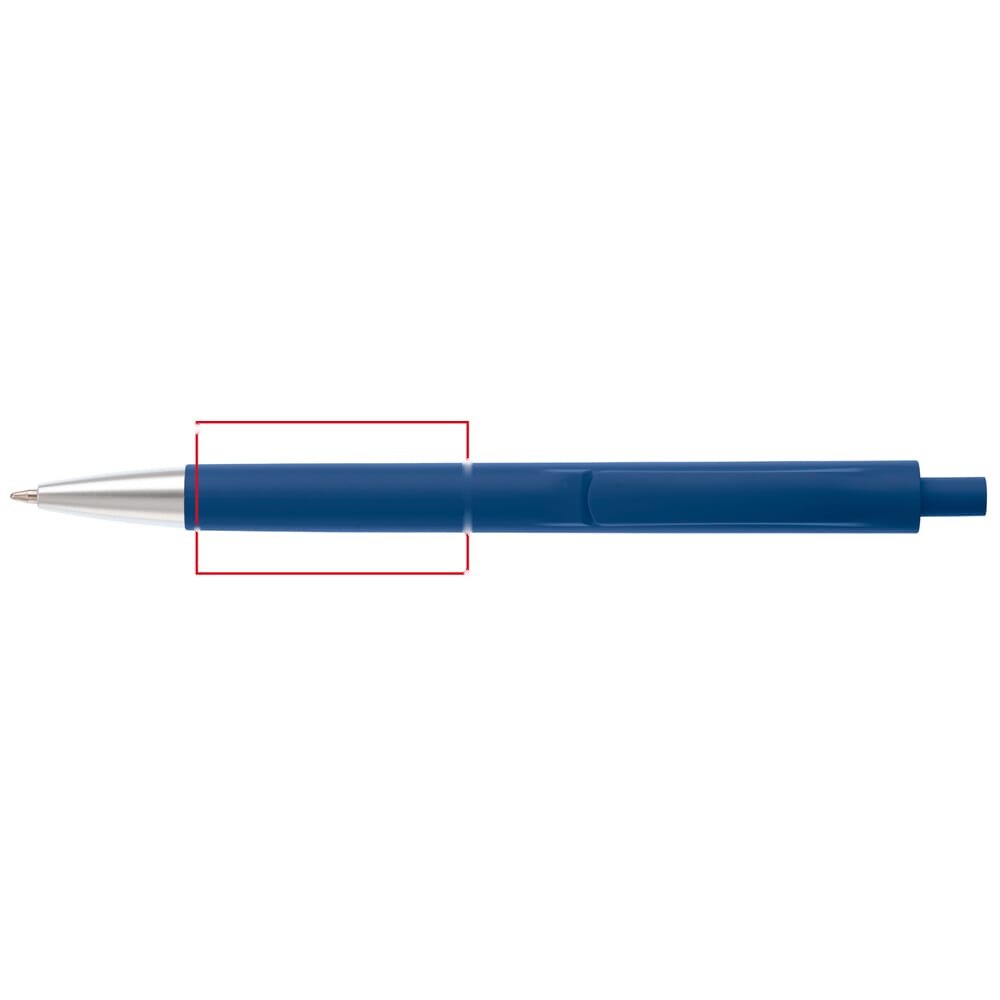 Balpen Basic X hardcolour — drukvlak verlengde van de clip