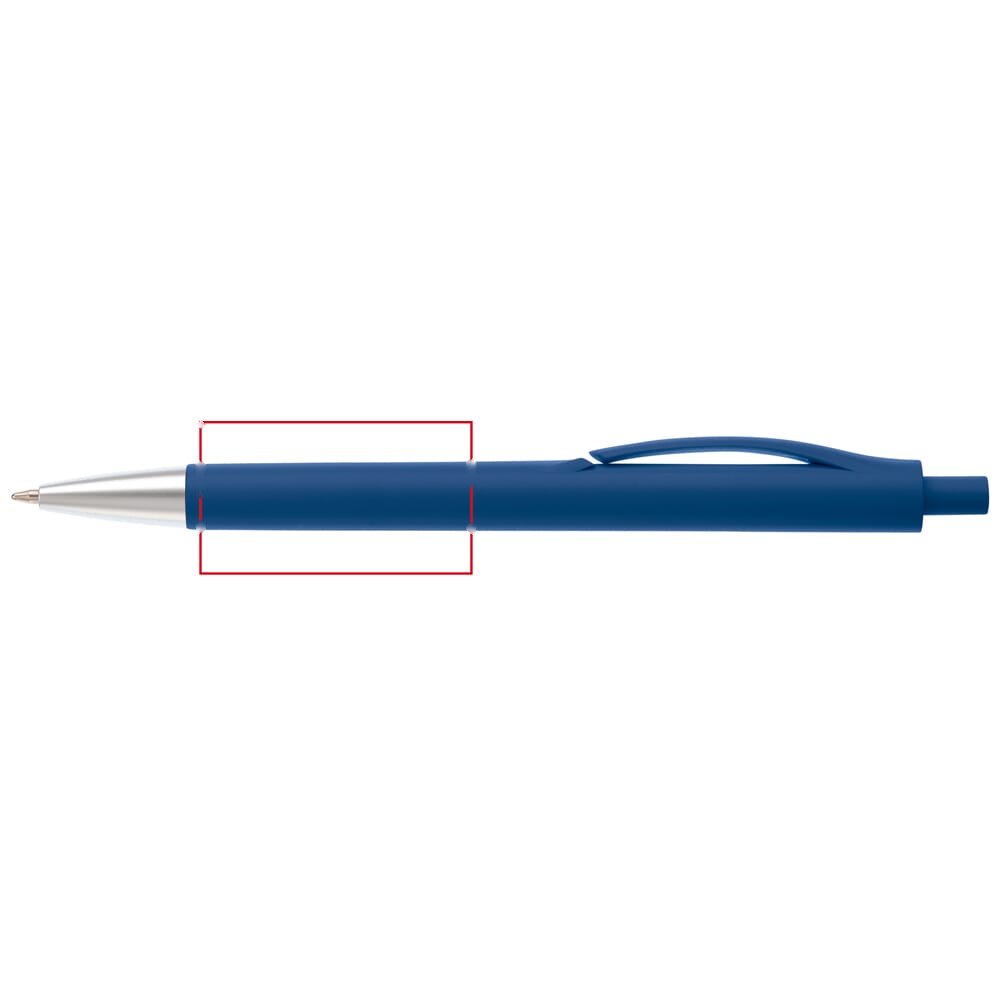 Balpen Basic X hardcolour — drukvlak 90 graden van de clip