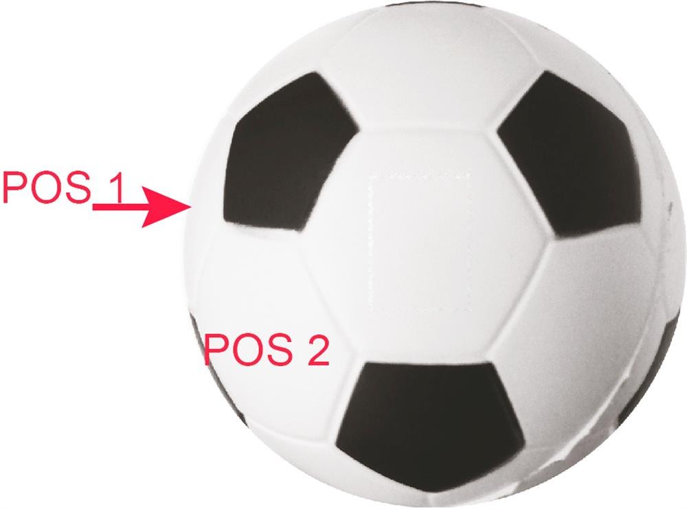 GOAL - Anti-stress voetbal — drukvlak white segment 3