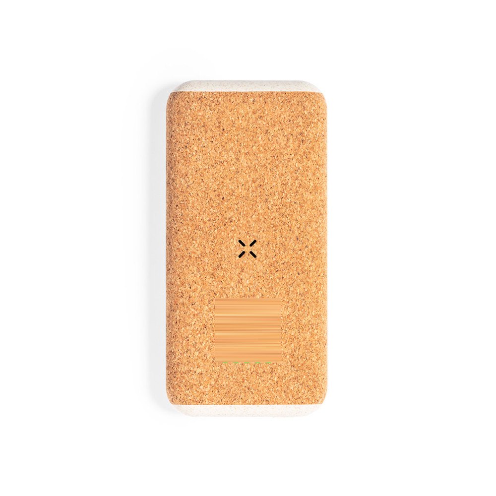 Power Bank Limerick — drukvlak op de buik van de sneeuwpop