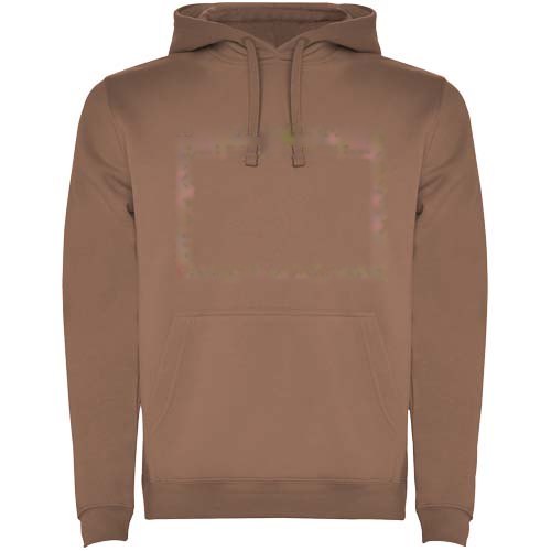 Urban 280 g/m² hoodie voor heren — drukvlak impact volledige voorzijde