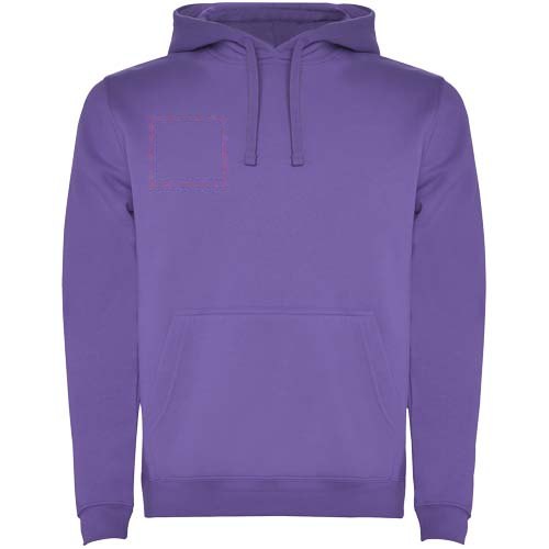 Urban 280 g/m² hoodie voor heren — drukvlak rechter borst