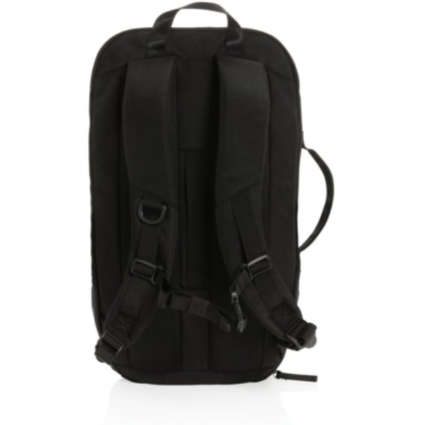Swiss Peak AWARE™ RPET 15.6" werk/fitness rugzak — drukvlak band links