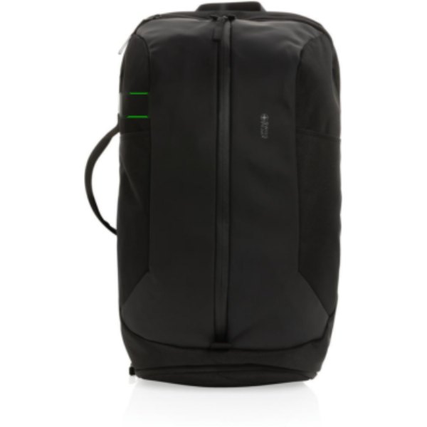 Swiss Peak AWARE™ RPET 15.6" werk/fitness rugzak — drukvlak artikel links boven