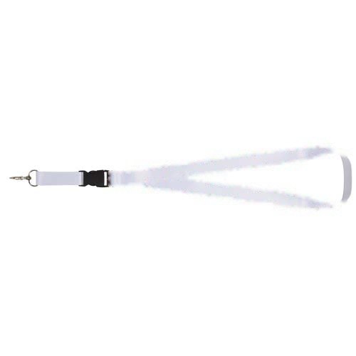 Bucks sublimatie lanyard met veiligheidssluiting — drukvlak rondom, rug
