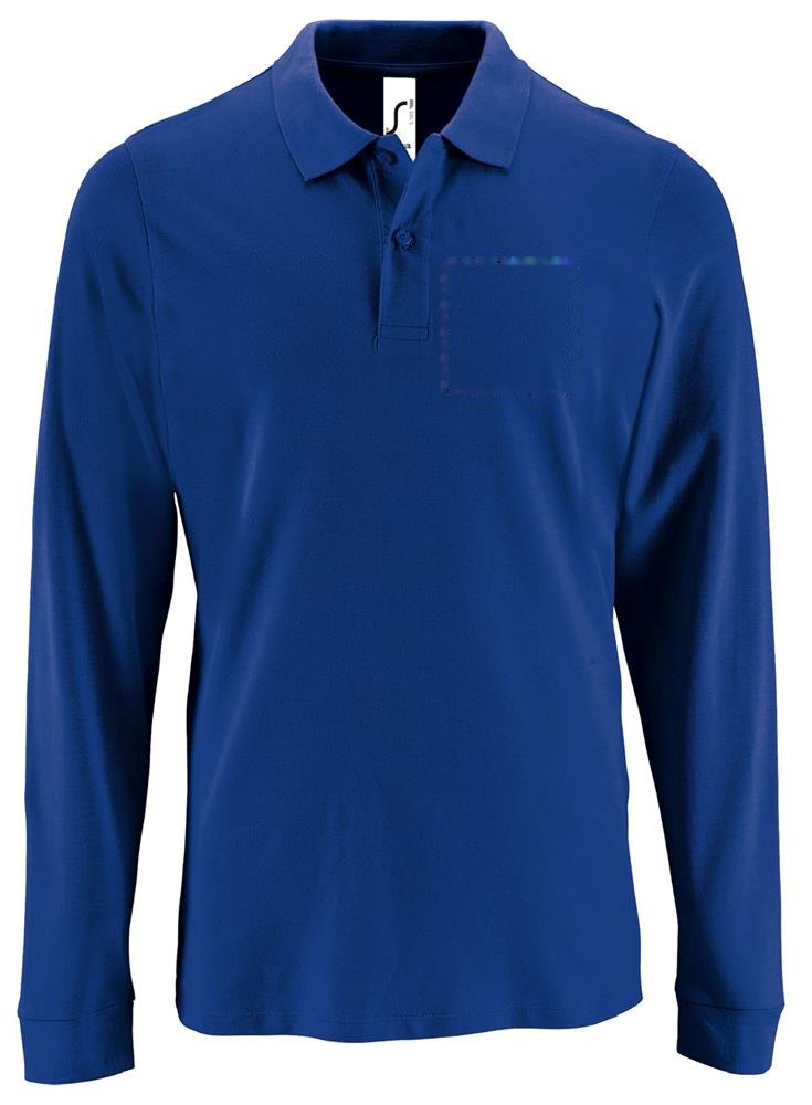 PERFECT LSL MEN - PERFECT MEN LSL POLO 180g — drukvlak borst