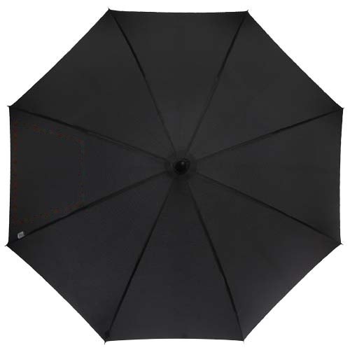 Fontana 23" automatische paraplu met carbon look en gebogen handvat — drukvlak 7de paneel