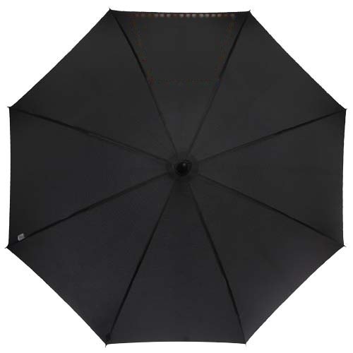 Fontana 23" automatische paraplu met carbon look en gebogen handvat — drukvlak 5de paneel