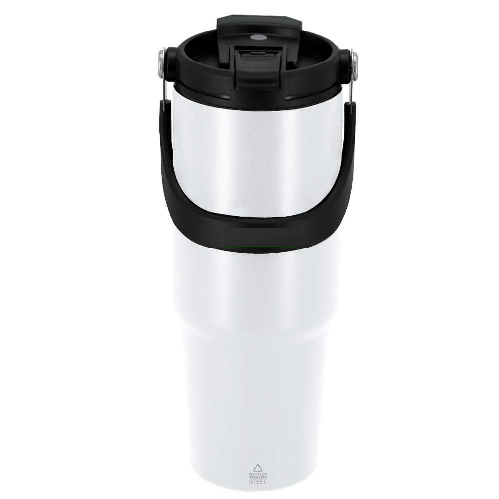 Beker-Fles Chalmer — drukvlak op de draagband